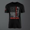 Mens Thin Red Line Silhouette Tee