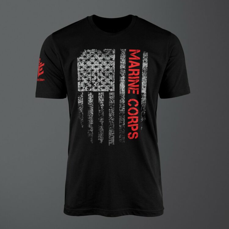 Marine Corps Grunge Flag
