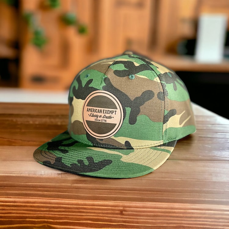Camo Liberty or Death Hat