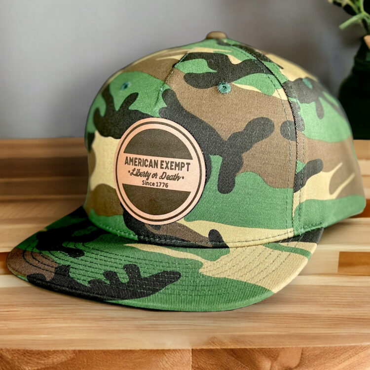 Camo Liberty or Death Hat