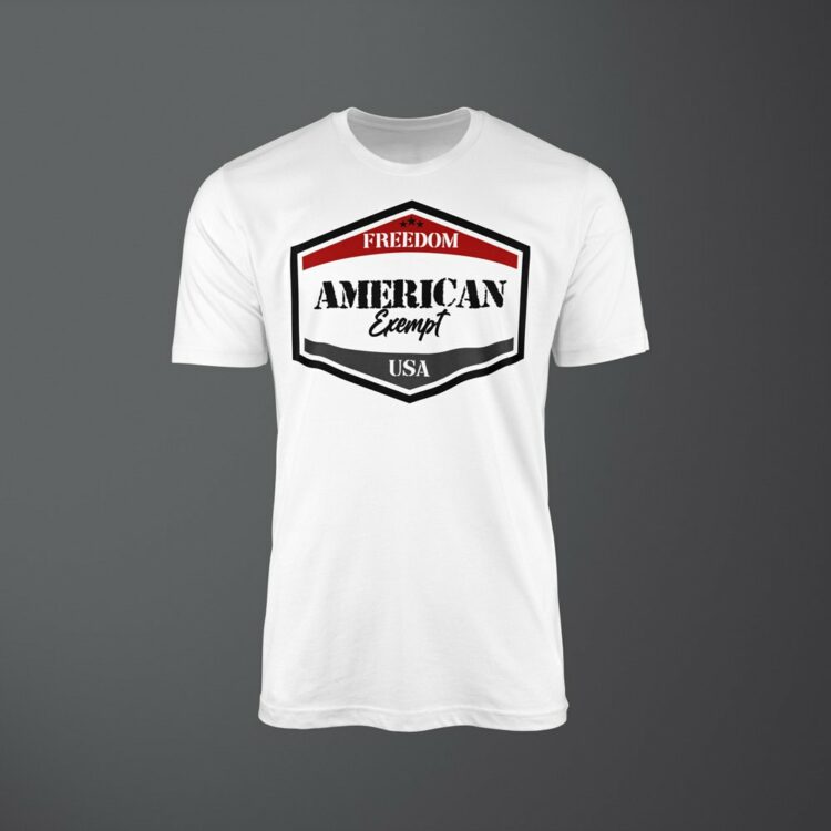 Mens T-Shirt Freedom USA