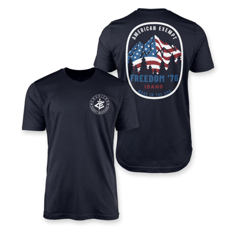 Mens Freedom Idaho Tee in