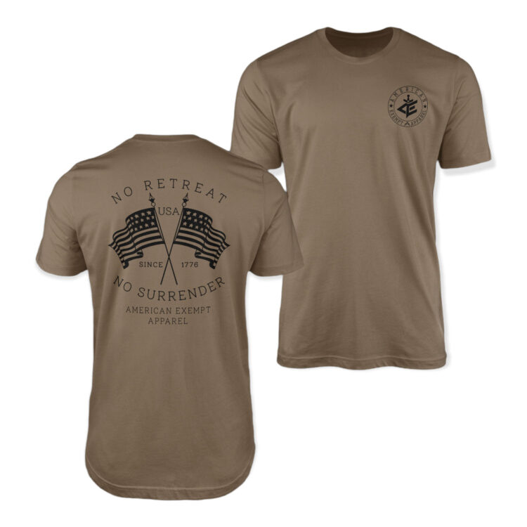 No retreat no surrender in Coyote Brown