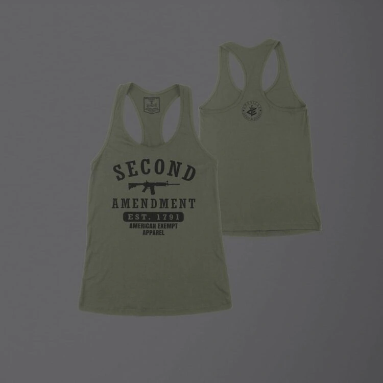 Second Amendment Racerback Tank
