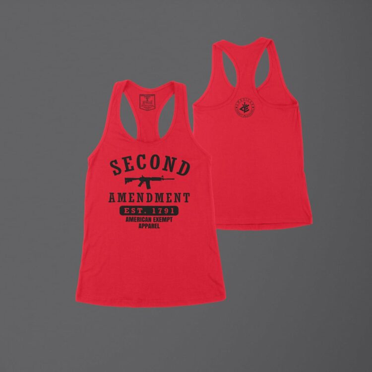 Second Amendment Racerback Tank