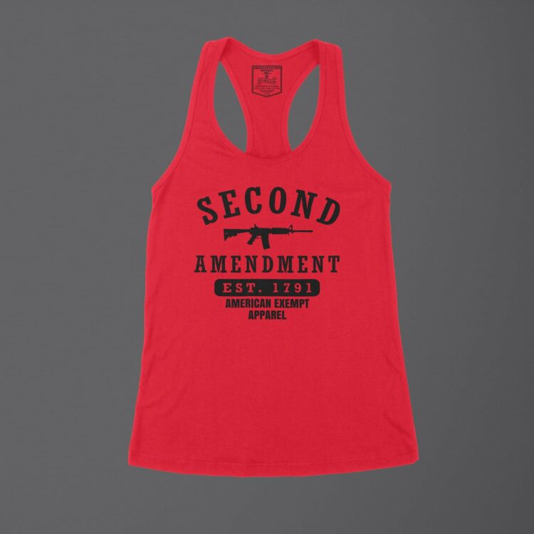 Second Amendment Racerback Tank