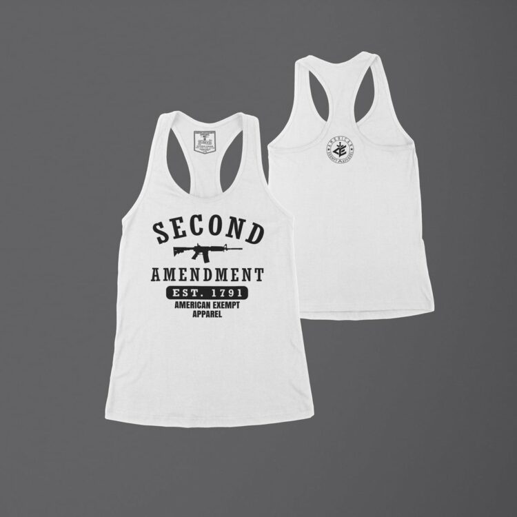 Second Amendment Racerback Tank