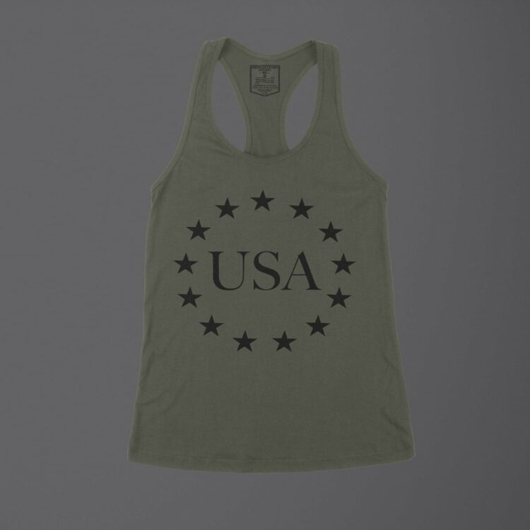 USA Betsy Racerback Tank