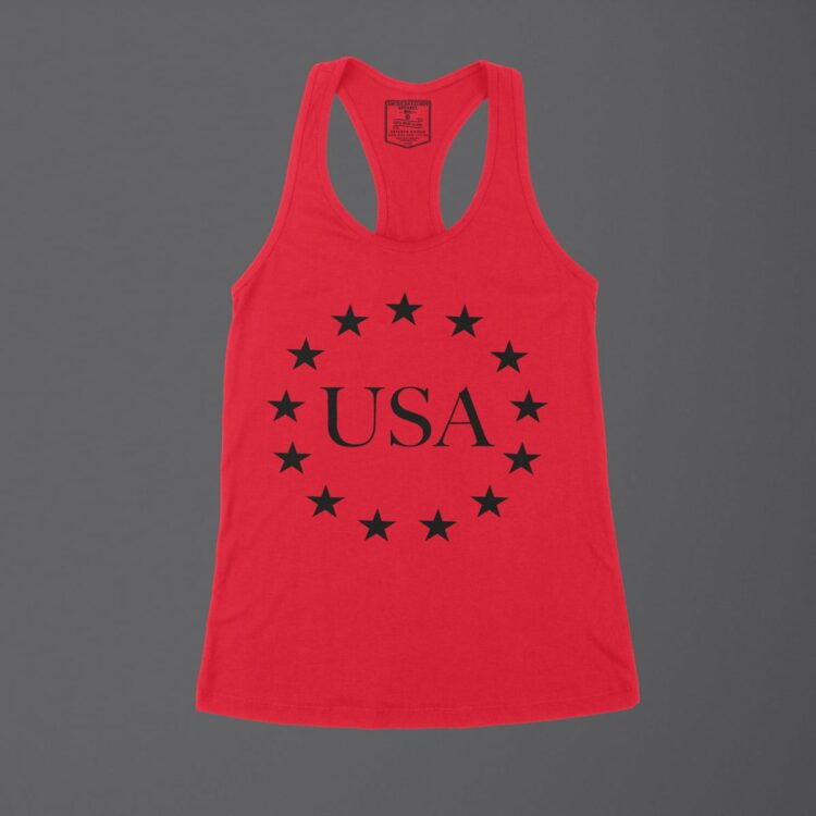 USA Betsy Racerback Tank