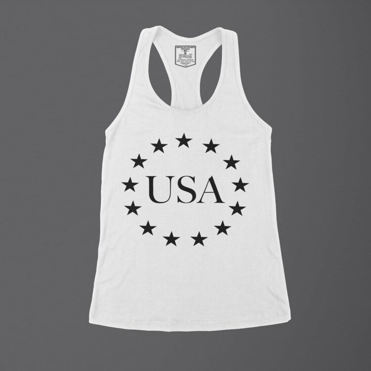 USA Betsy Racerback Tank