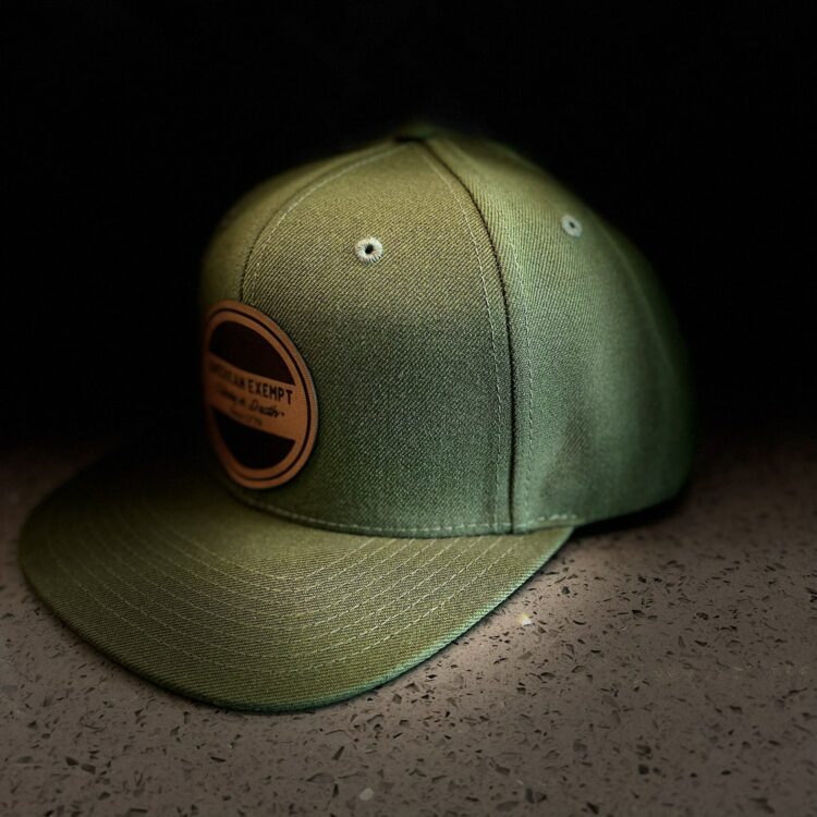 Army Olive Liberty or Death Leather Patch