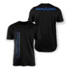 Mens Blue Line Side Flag Tee