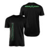 Mens Green Line Side Flag Tee