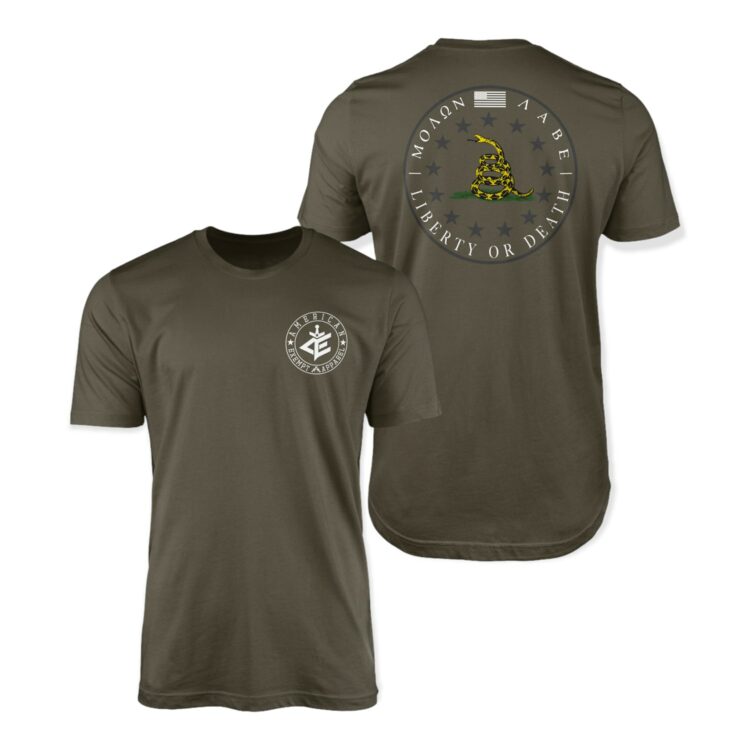 Mens ΜΟΛΩΝ ΛΑΒΕ Liberty or Death Tee