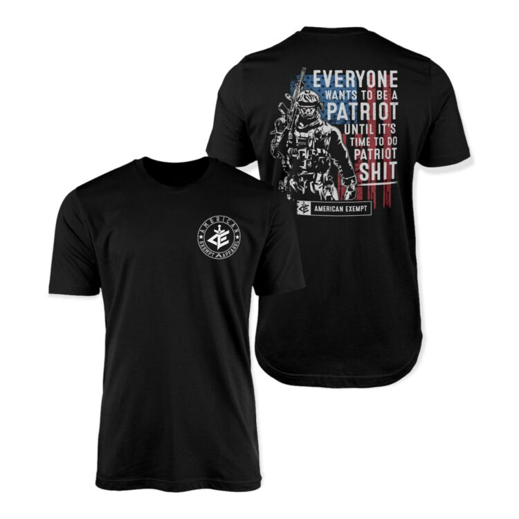 Mens Patriot Shit Tee