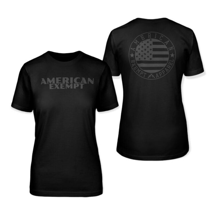 American Exempt Crest Flag Tee