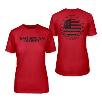 American Exempt Crest Flag Tee