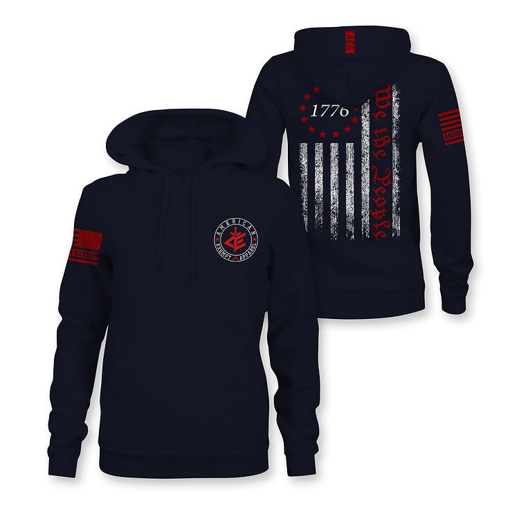 We the People Flag Hoodie
