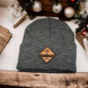 AEA Diamond Leather Beanie