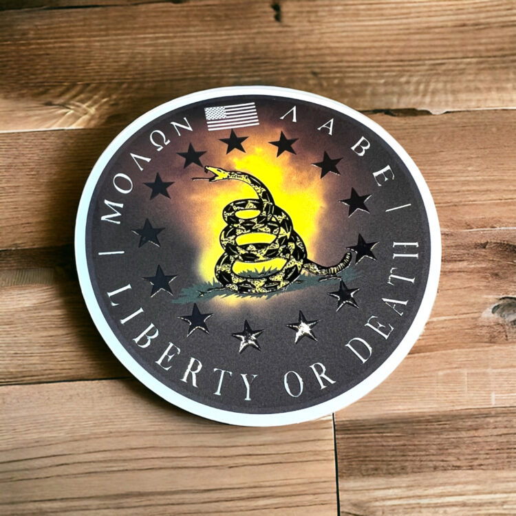 MOLON LABE Liberty or Death Sticker
