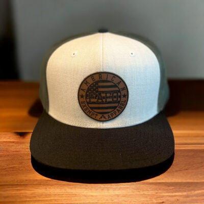 FAFO Leather Patch Wooly Trucker