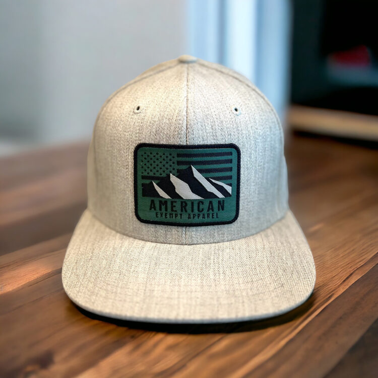 Heather Grey Freedom Patch