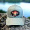 LIVE FREE Trucker Smoke Blue and White