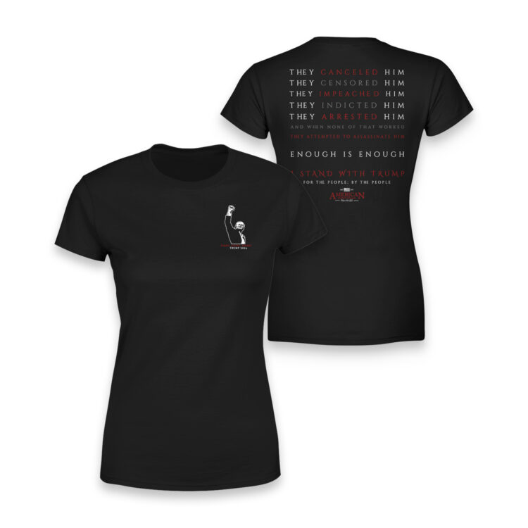 Trump Battle Cry Womens Tee